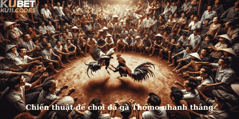 Chiến thuật để chơi đá gà Thomo nhanh thắng